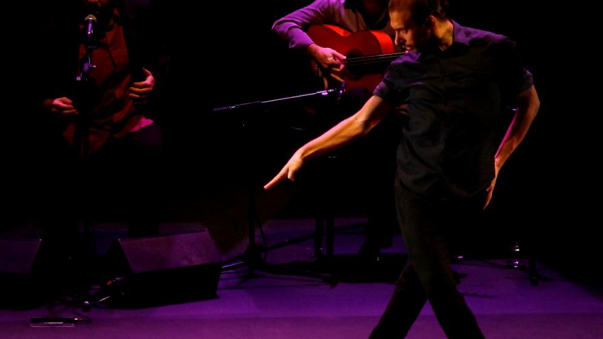 Fotografía de la actuación de Israel Galván