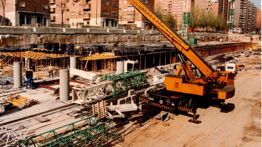 Cimbrado losa superior.  Ejecución del cimbrado de la losa superior