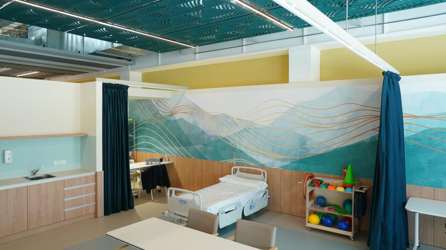 Una imagen del Centro de ELA del Hospital público Enfermera Isabel Zendal