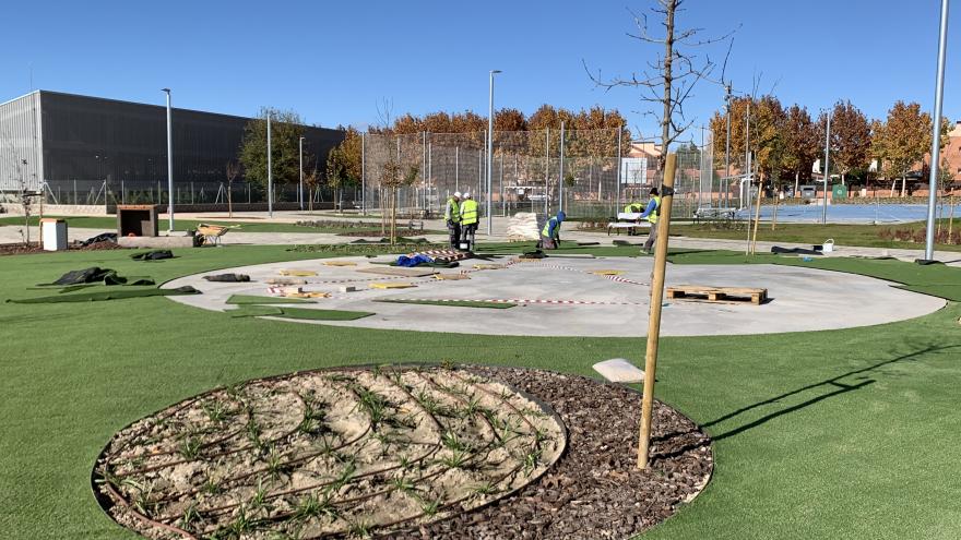 Parque infantil de Villalbilla