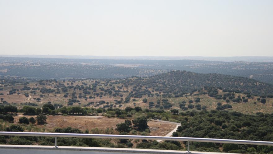 Vistas desde el mirardor del Centro de educación ambiental El Águila