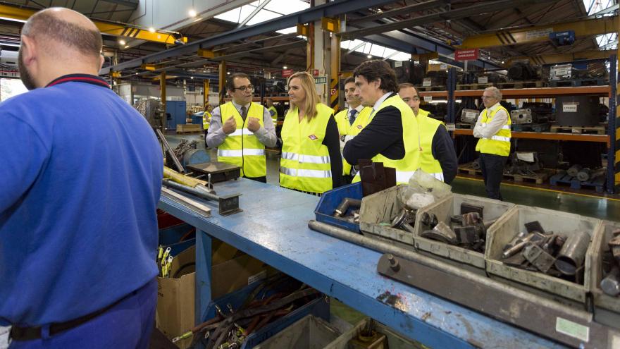 Gonzalo visita los talleres de Metro para presentar los primeros resultados del Plan Óptima de mantenimiento de trenes 