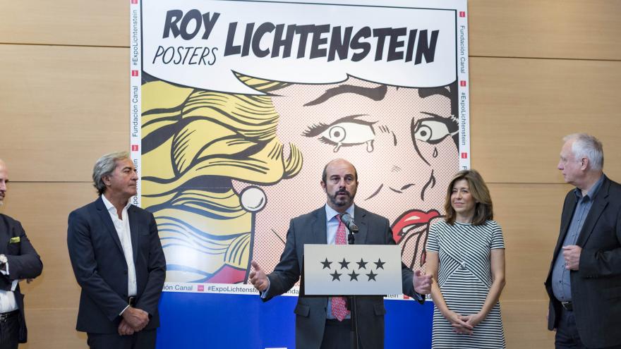 El vicepresidente de la Comunidad de Madrid, consejero de Presidencia y portavoz del Ejecutivo regional, Pedro Rollán, ha participado en el acto de presentación de la muestra