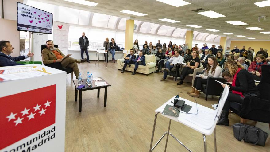 Alberto Reyero durante el acto