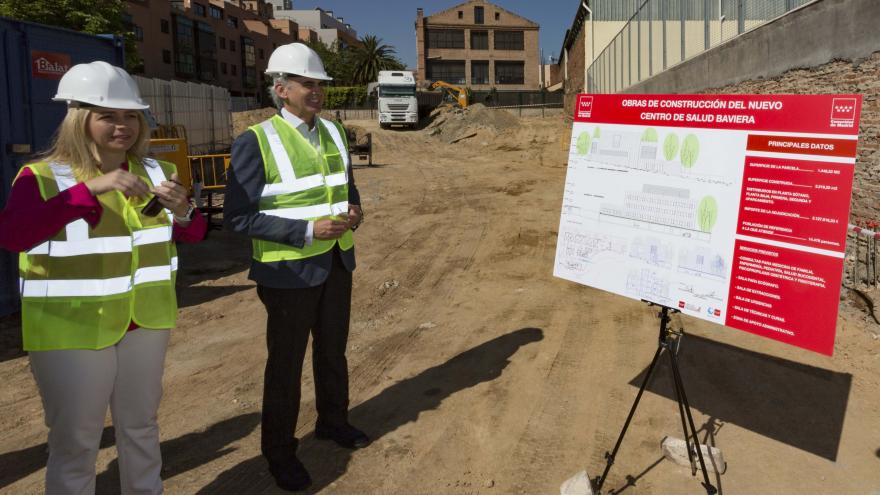 Ruiz Escudero ha visitado las obras del futuro centro de salud Baviera, que dispondrá de sala de ecógrafos y de salud bucodental