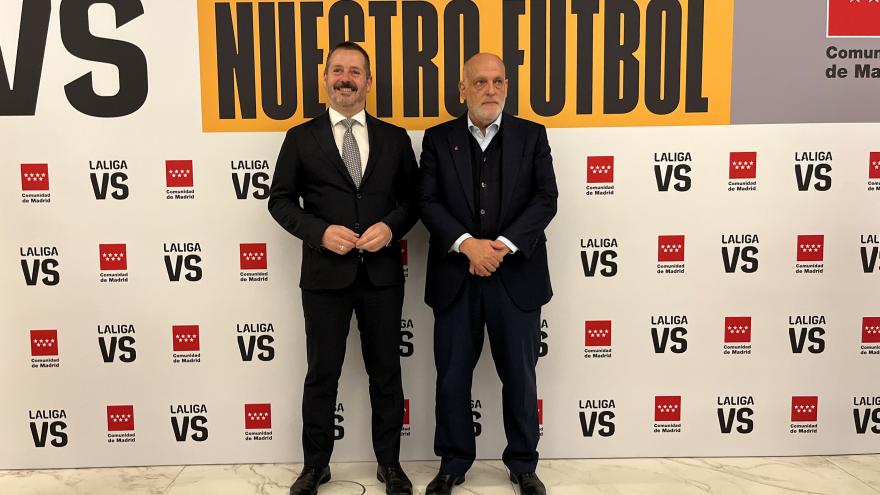 El consejero Mariano de Paco Serrano en la Jornada de reflexión sobre las claves para combatir el discurso de odio en el fútbol profesional