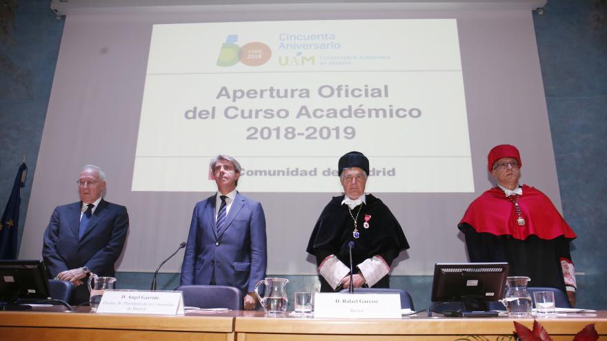 Ángel Garrido ha participado en el acto académico de apertura del curso universitario en la Universidad Autónoma de Madrid