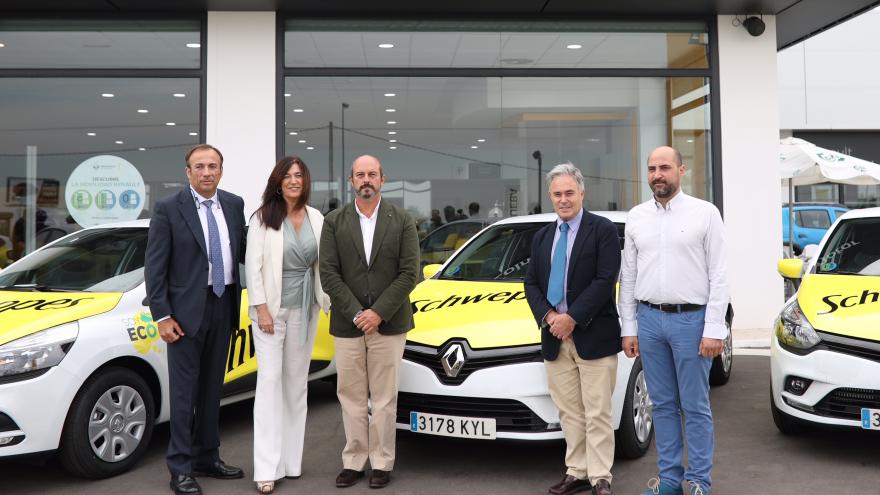 Pedro Rollán durante la visita