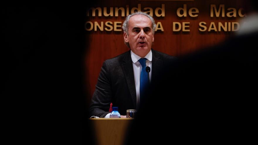 El consejero de Sanidad, Enrique Ruiz Escudero