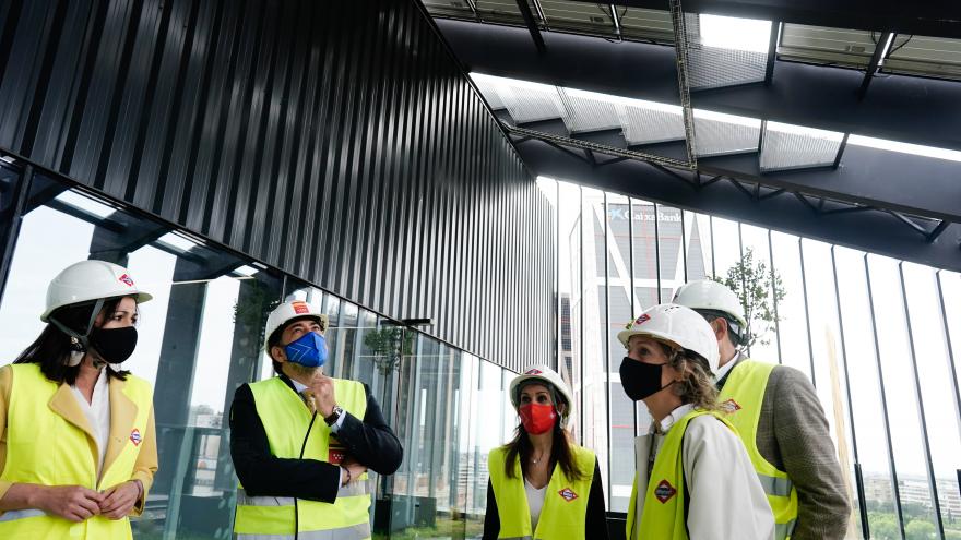 David Pérez ha visitado el avance de las obras de la nueva sede de Metro de Madrid
