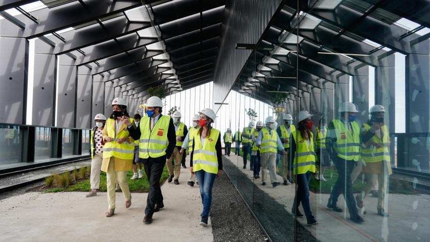 David Pérez ha visitado el avance de las obras de la nueva sede de Metro de Madrid