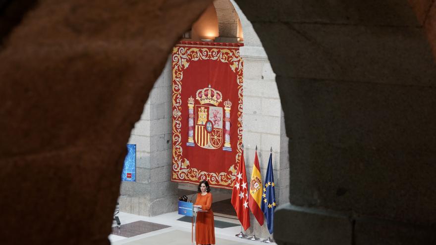 Isabel Díaz Ayuso durante su intervención