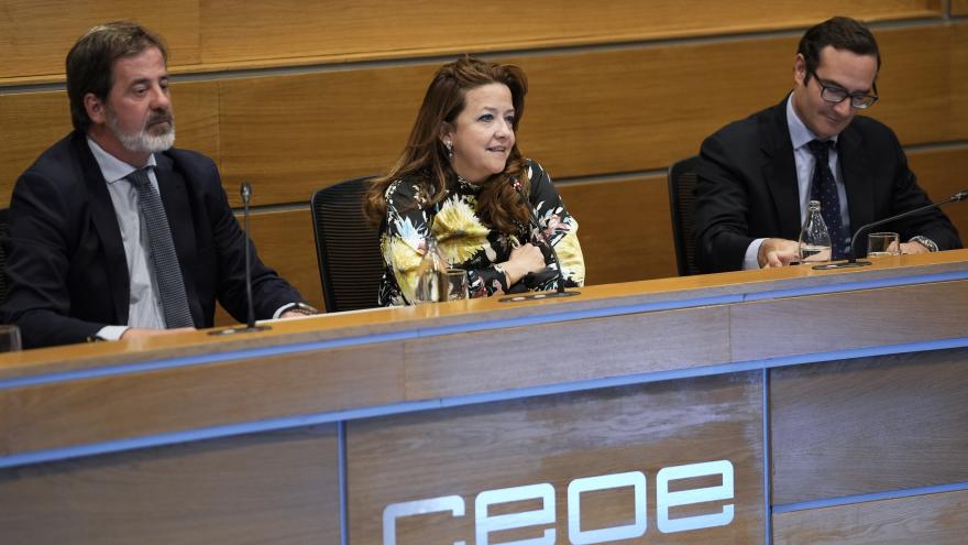 La consejera Fátima Matute durante su intervención en la Comisión