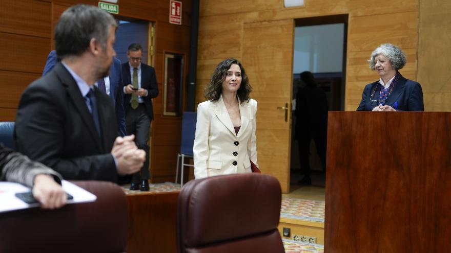 Díaz Ayuso en la Asamblea de Madrid La presidenta Isabel Díaz Ayuso en la Sesión de Control