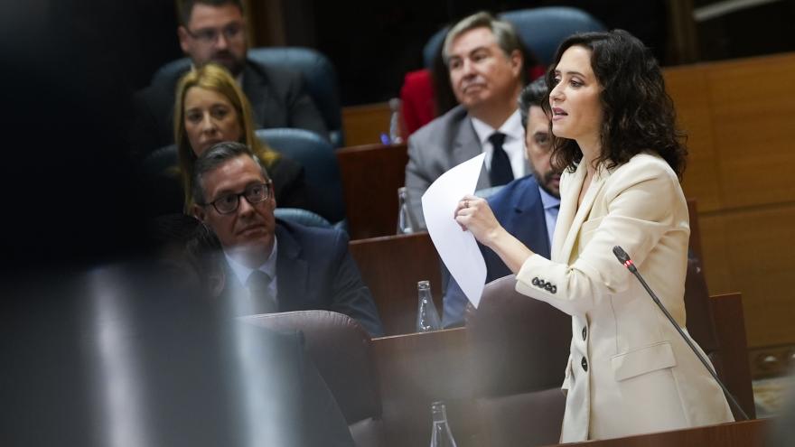 Díaz Ayuso en la Asamblea de Madrid La presidenta Isabel Díaz Ayuso en la Sesión de Control