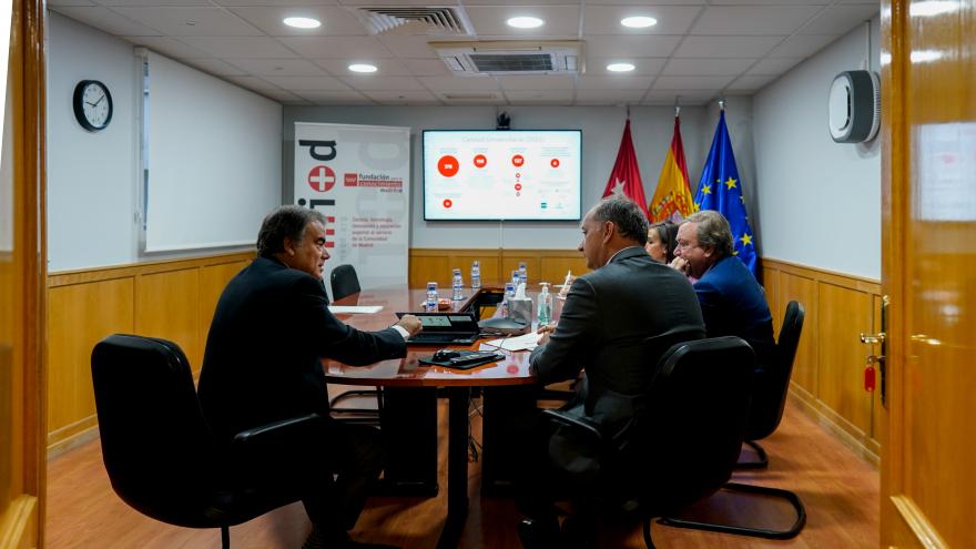 Miguel López-Valverde en la Fundación madri+d 