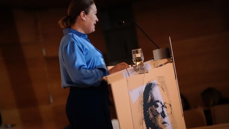 Marta Rivera en la entrega del XII Premio Francisco Umbral al Libro del Año 2022