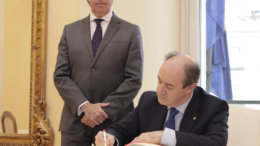 Ángel Garrido se reúne con el nuevo presidente del TSJM