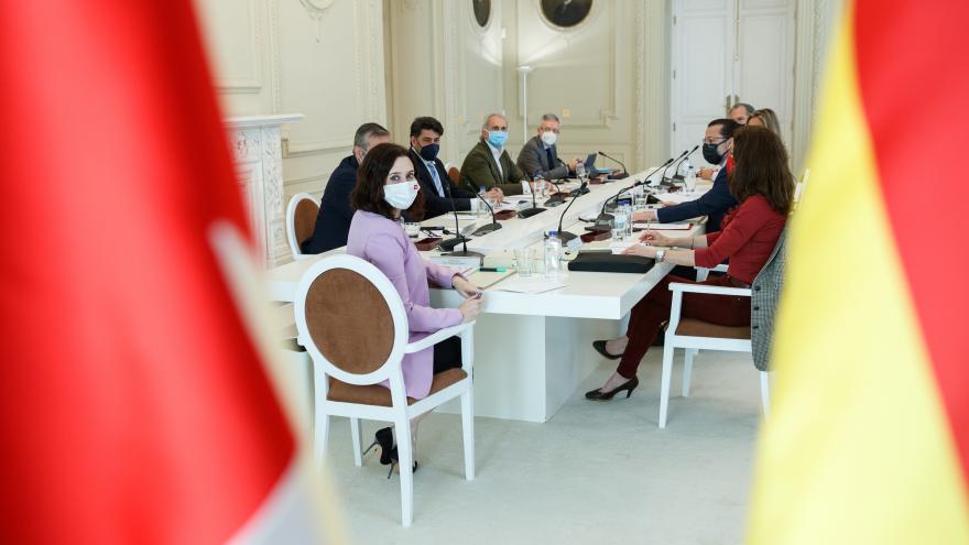 Díaz Ayuso preside la reunión del Consejo de Gobierno en la Real Casa de Correos
