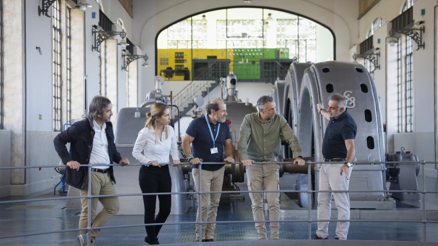 El consejero visitando las instalaciones