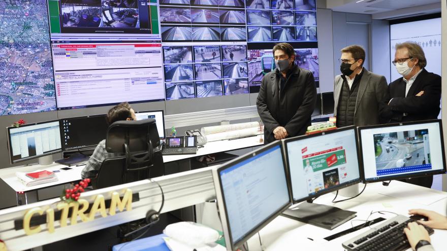 David Pérez supervisa los operativos del CITRAM y el Puesto de Mando de Metro 2