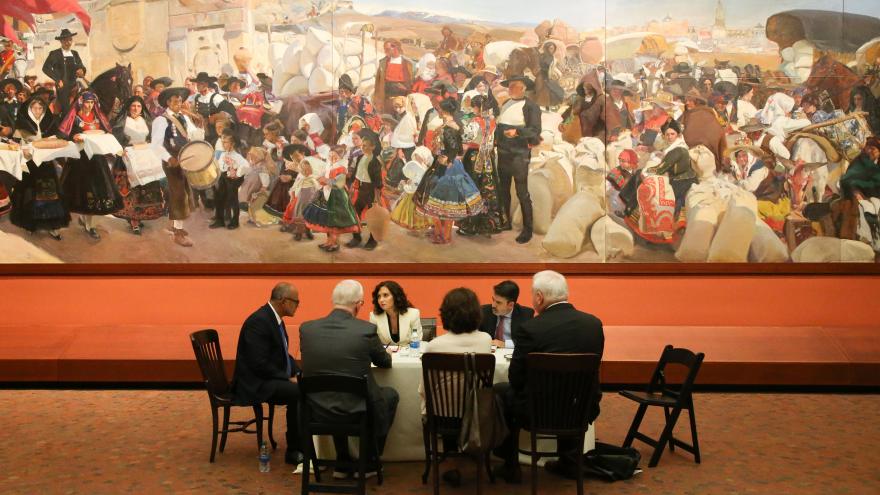 La presidenta reunida 
