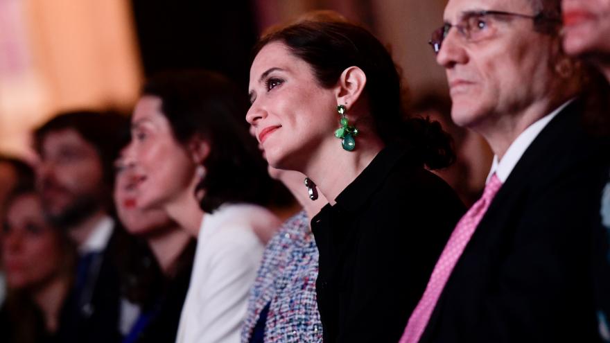 Díaz Ayuso en la gala convocada por la revista Woman 