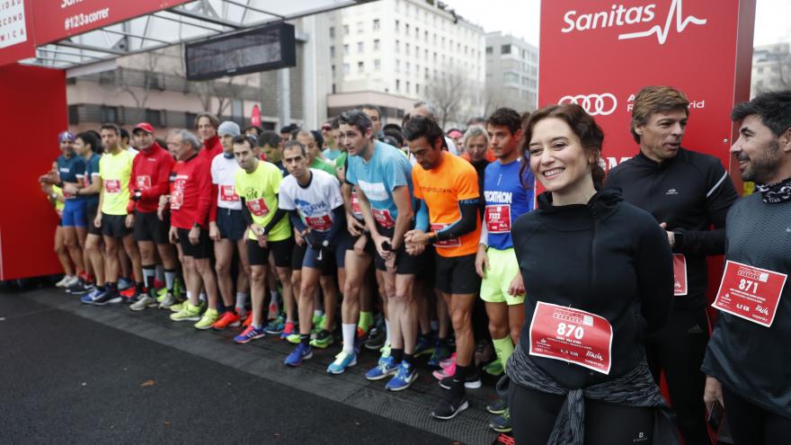 Díaz Ayuso en la XX carrera de las empresas