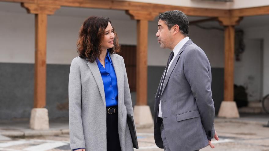 La presidenta Isabel Díaz Ayuso en Valdemoro