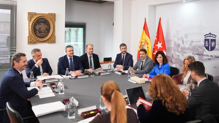 La presidenta Isabel Díaz Ayuso en Valdemoro