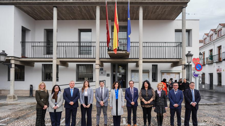 La presidenta Isabel Díaz Ayuso en Valdemoro