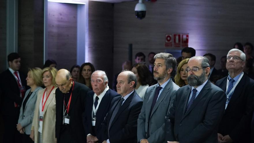 El consejero Miguel Ángel García Martín durante la inauguración del II Congreso Internacional de Víctimas del Terrorismo
