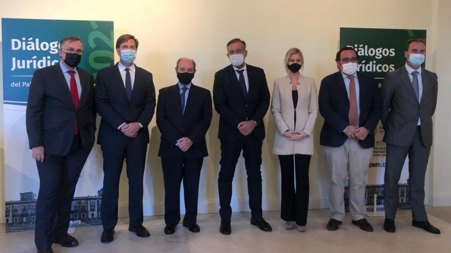 Enrique López durante los Diálogos Jurídicos del Palacio de Boadilla