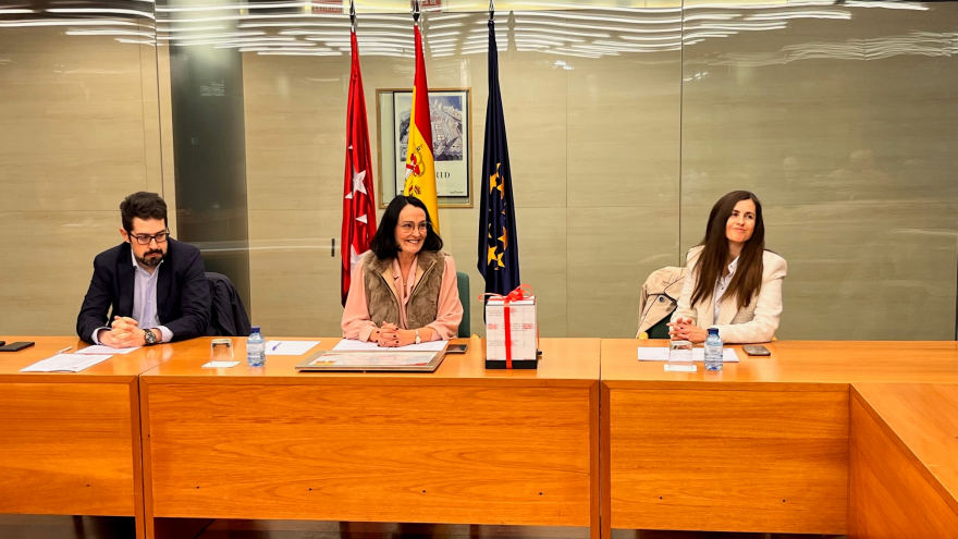 Yolanda Ibarrola durante la entrega del I Premio de Estudios e Investigación sobre Responsabilidad Penal Juvenil
