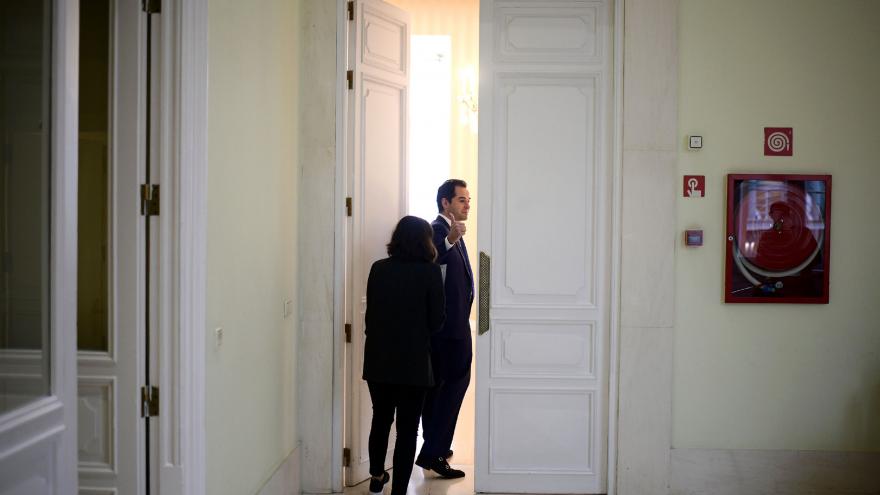 Aguado durante la rueda de prensa tras el Consejo de Gobierno