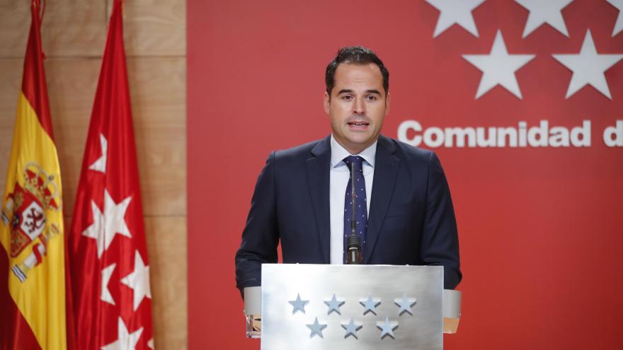 Ignacio Aguado durante la rueda de prensa posterior al Consejo de Gobierno