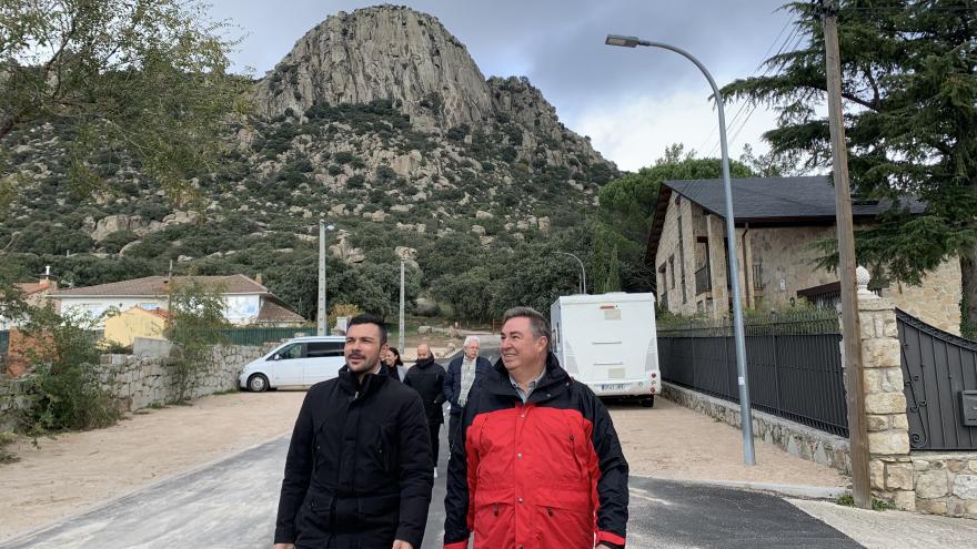 José Antonio Sánchez durante su visita a La Cabrera