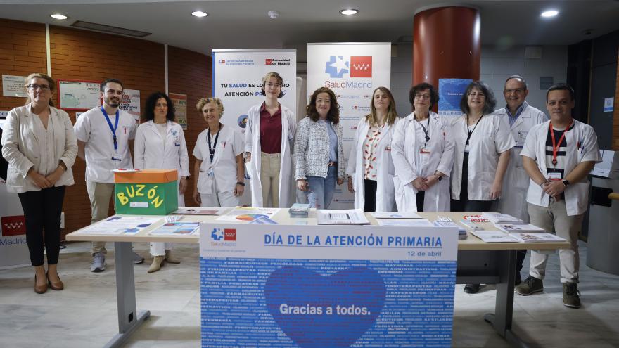 La consejera Fátima Matute visita el centro de salud de Goya en la capital