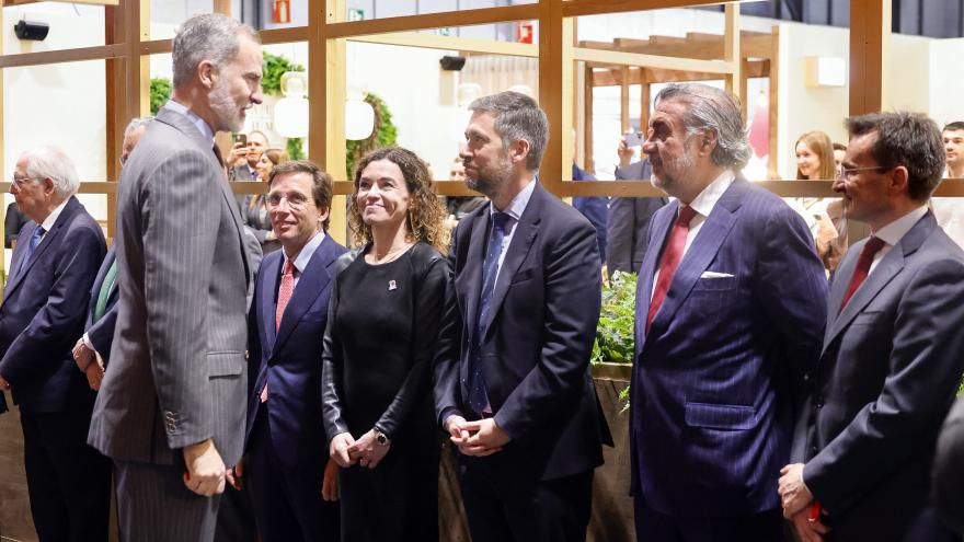 El consejero Miguel Ángel García Martín durante la inauguración de FITUR 