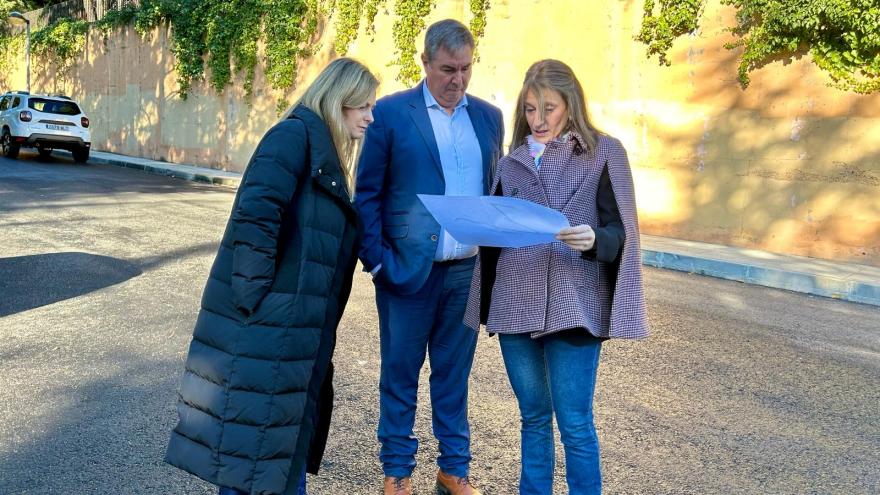 El viceconsejero José Antonio Sánchez durante su visita a San Lorenzo de El Escorial