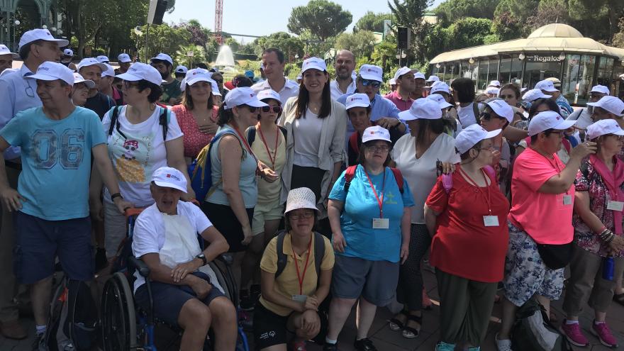 Lola Moreno presenta el Programa de Ocio Vacacional de Centros Ocupacionales de la AMAS