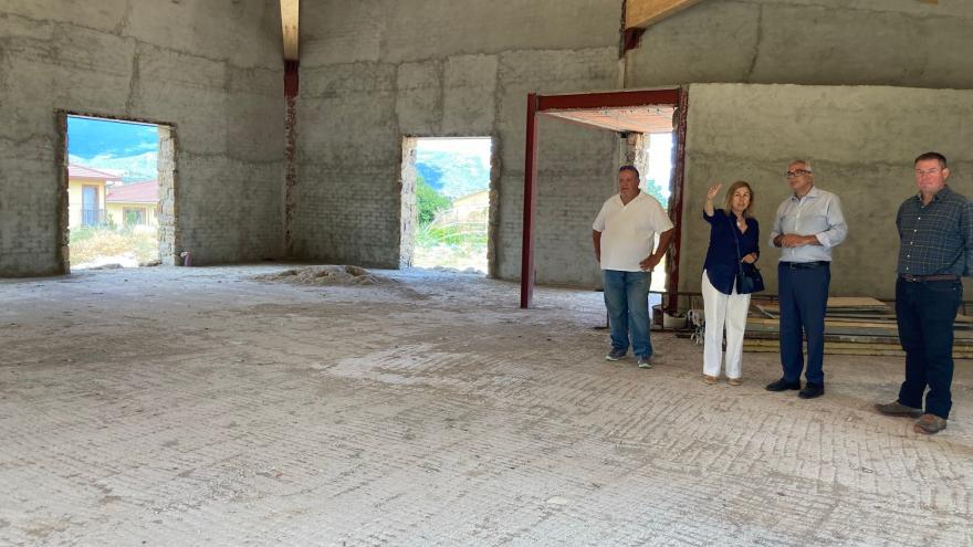 Carlos Izquierdo en un momento de su visita a Canencia