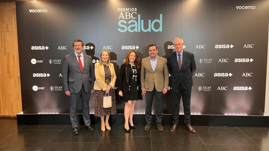 La consejera Fátima Matute en los premios ABC Salud
