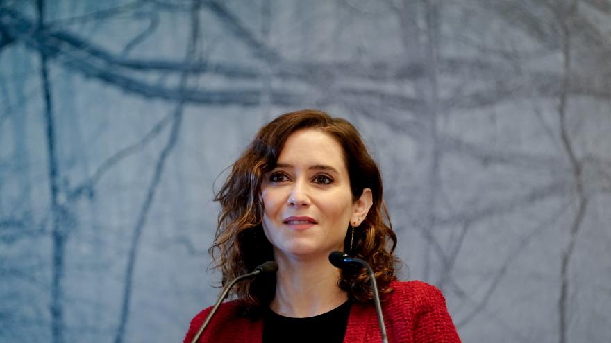 Isabel Díaz Ayuso durante la recepción del Premio Cambio 16 a Mejor Político del Año