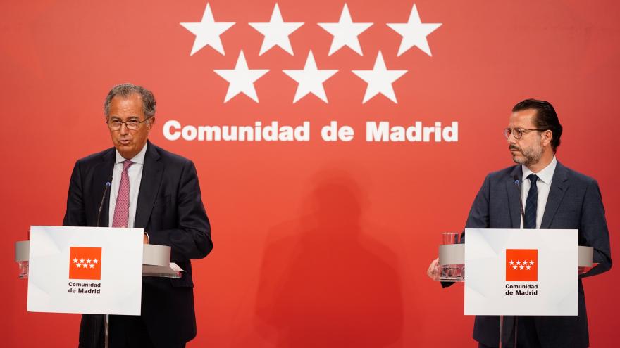 Javier Fernández-Lasquetty en la rueda de prensa del Consejo de Gobierno 