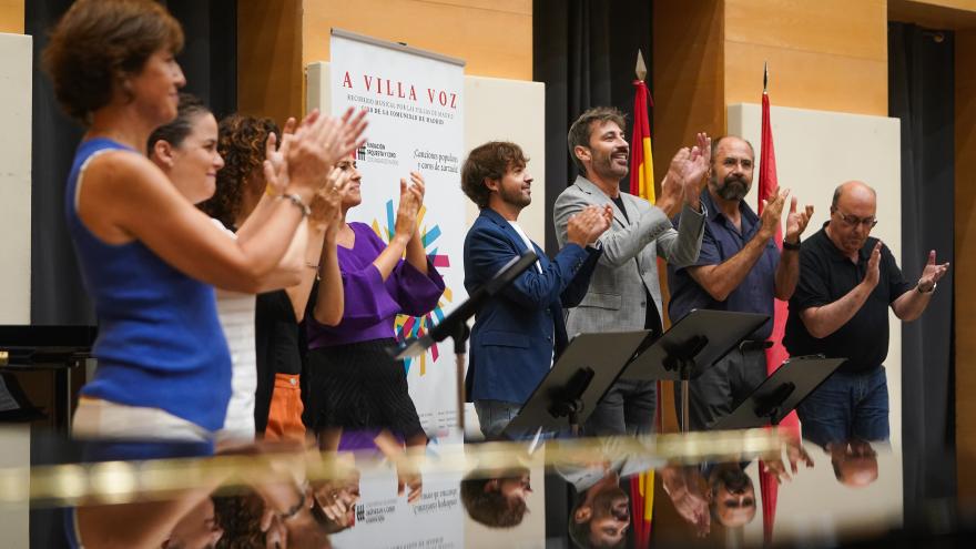 El consejero durante la celebración de la presentación