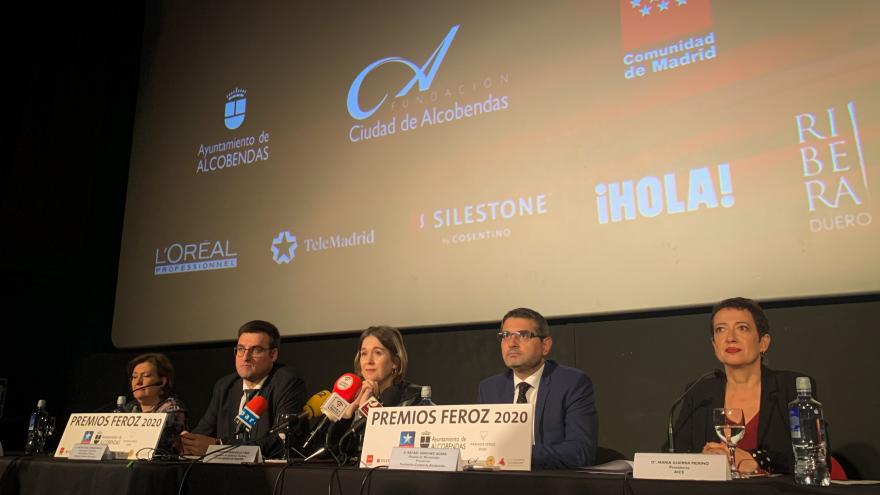 Marta Rivera durante la presentación de la Gala de los Premios Feroz