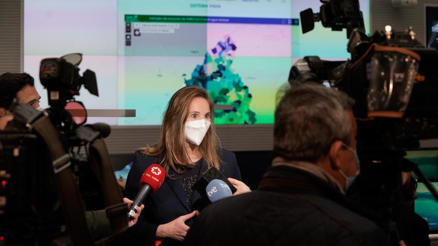 Paloma Martín presenta la web del Plan VIGÍA del Canal de Isabel II