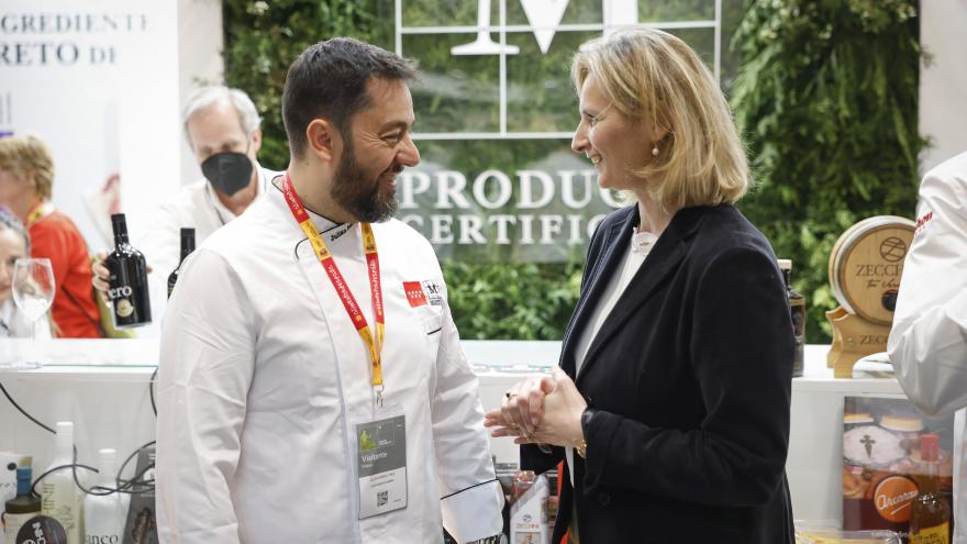 Paloma Martín durante el 35º Salón Gourmets