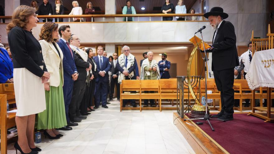 La presidenta Isabel Díaz Ayuso en la celebración del Día de Yom Kipur de la Comunidad Judía de Madrid